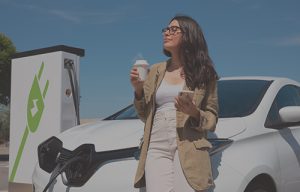Carregador para carro elétrico instalado pela RZSolar em Braga